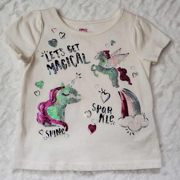 Toddler Girls Bundle Lot or 8 Fun Colorful T-shirt Tops Size 24m 2t 3t - Picture 6 of 11